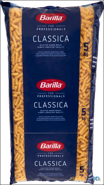 BARILLA PASTA DI SEMOLA FUSILLI 5 KG