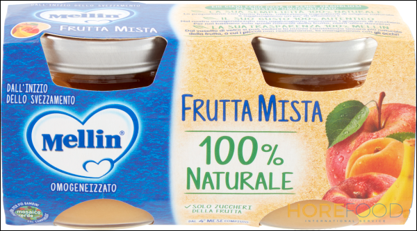MELLIN OMOGENEIZZATO FRUTTA MISTA 100GR X2