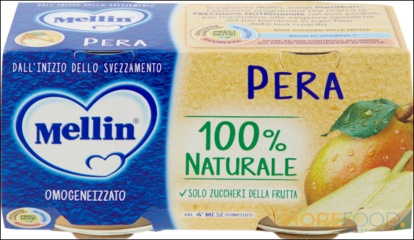 MELLIN OMOGENEIZZATO PERA 100GR X2