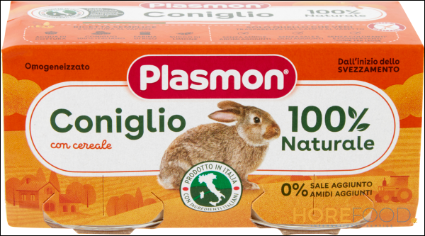 PLASMON OMOGENEIZZATO CONIGLIO 80G X2