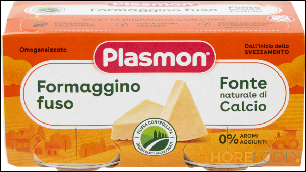 PLASMON OMOGENEIZZATO FORMAGGINO FUSO 80GR X2