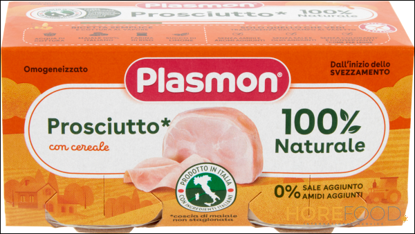 PLASMON OMOGENEIZZATO PROSCIUTTO 80G X2