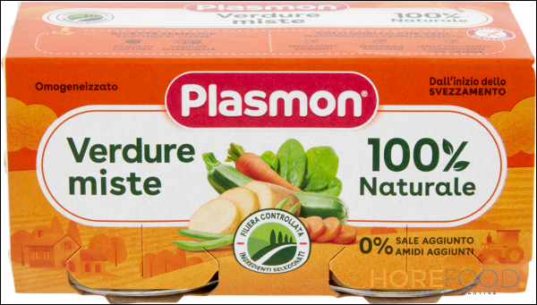 PLASMON OMOGENEIZZATO VERDURE MISTE 80G X2