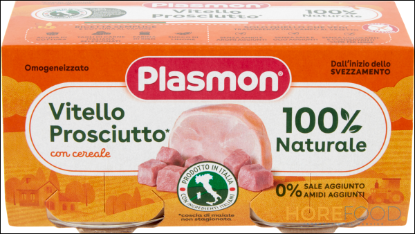 PLASMON OMOGENEIZZATO VITELLO E PROSCIUTTO 80G X2