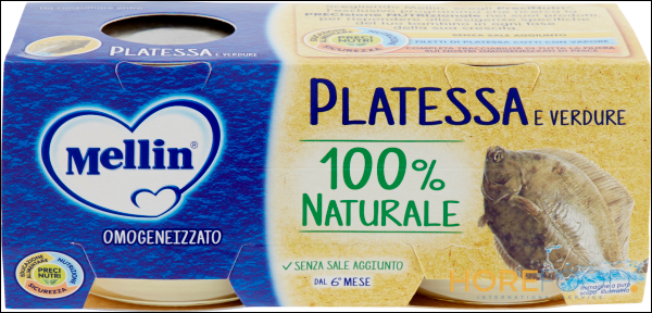 MELLIN OMOGENEIZZATO PLATESSA 80GR X2 160 GR