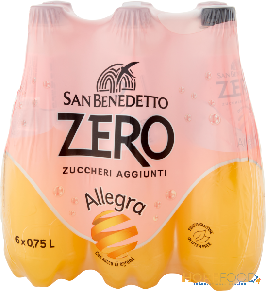 SAN BENEDETTO ARANCIATA ZERO 750 ML