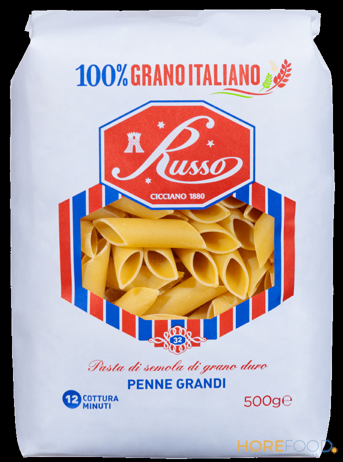 RUSSO PASTA DI SEMOLA PENNE GRANDI 500 GR