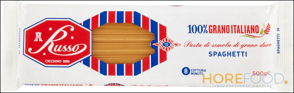 RUSSO PASTA DI SEMOLA SPAGHETTI 500 GR