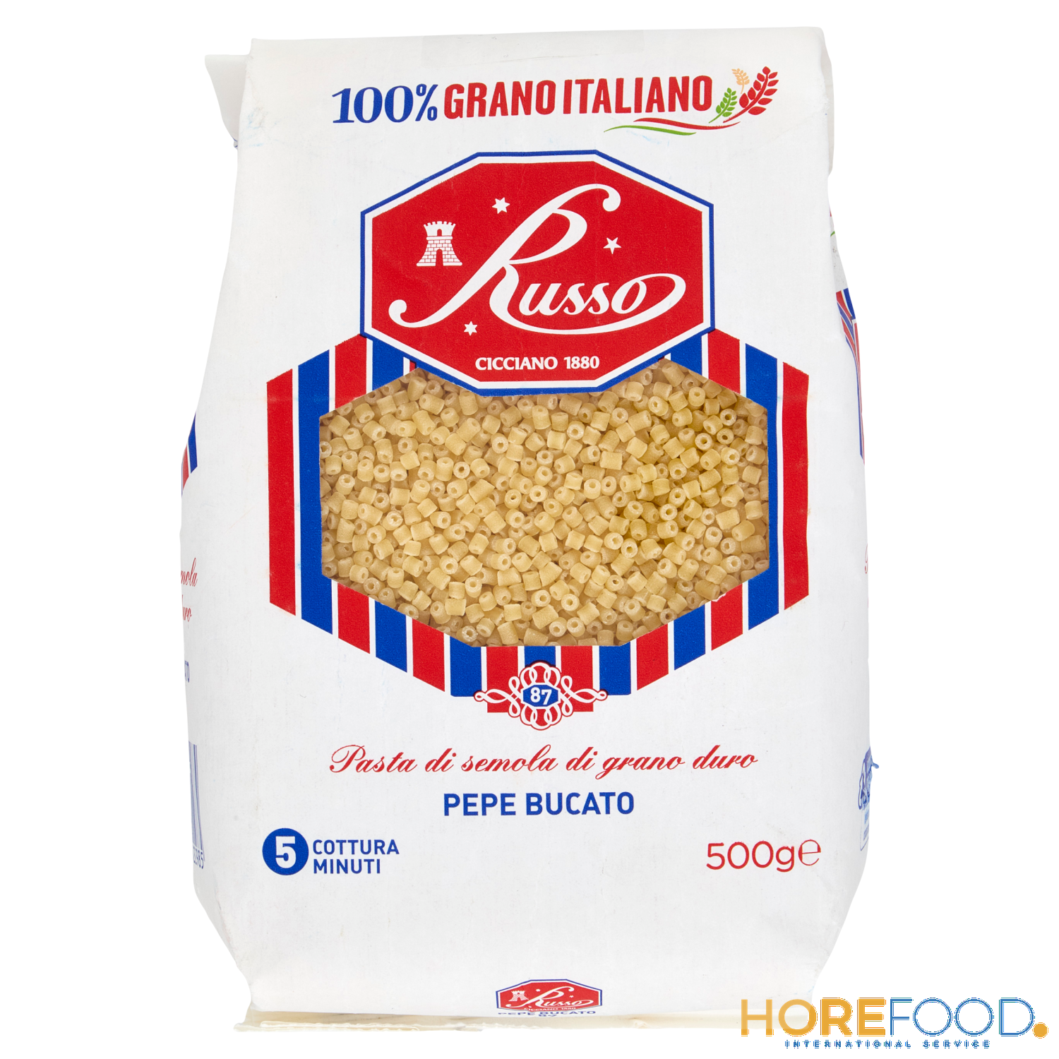 RUSSO PASTINA PEPE BUCATO 500 GR