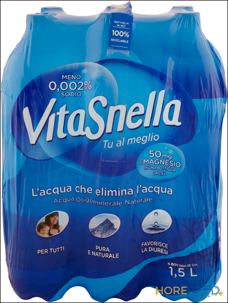 VITASNELLA ACQUA NATURALE PET 1.5 LT