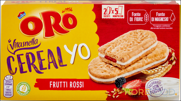 VITASNELLA CEREAL YO FRUTTI ROSSI X5 253 GR