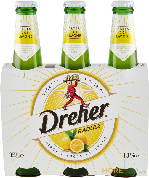 DREHER BIRRA LEMON CONFEZIONE BOTTIGLIA 330ML X3
