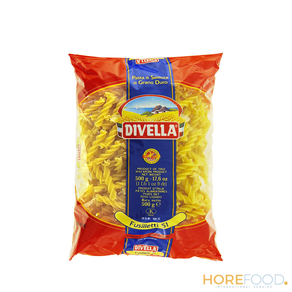 DIVELLA PASTA DI SEMOLA FUSILLETTI N.51 500 GR