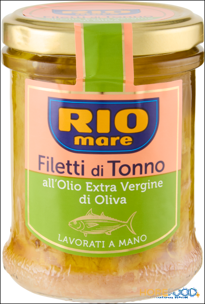RIOMARE FILETTI DI TONNO ALL'OLIO EXTRA VERGINE D'OLIVA 180 GR