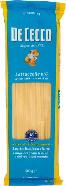 DE CECCO PASTA DI SEMOLA FETTUCCELLE N°6 500 GR