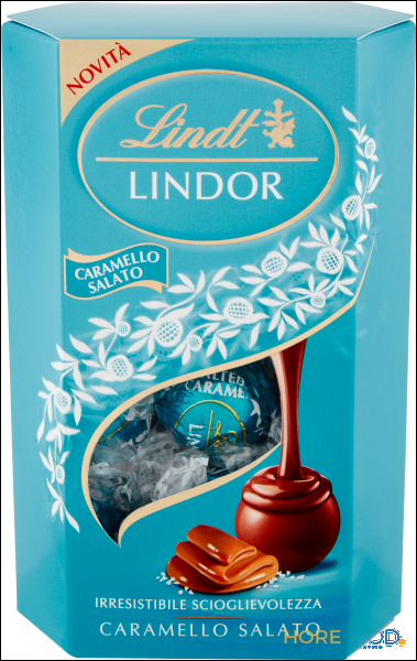 Lindor Cornet Caramello Salato, 200 g - LINDT