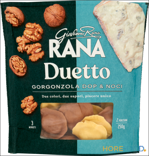 RANA DUETTO NOCI E GORGONZOLA 250 GR