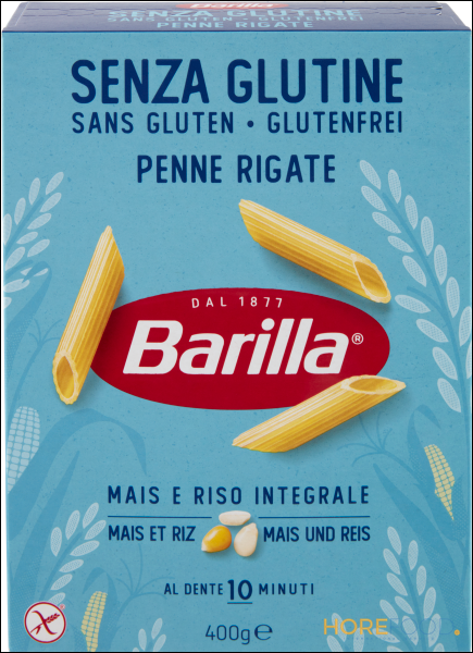 BARILLA PASTA SENZA GLUTINE PENNE RIGATE 400 GR