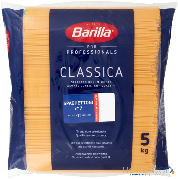 BARILLA PASTA SEMOLA SPAGHETTONI N.7 5 KG