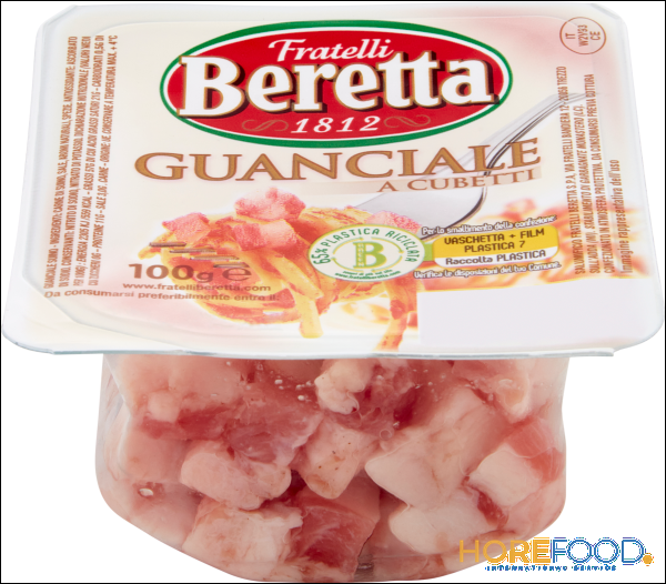 BERETTA GUANCIALE CUBETTI 100 GR