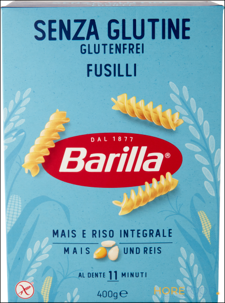 BARILLA PASTA SENZA GLUTINE FUSILLI 400 GR