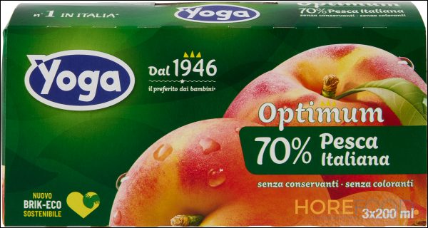 YOGA OPTIMUM SUCCO PESCA 200ML X3
