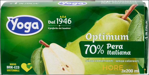 YOGA OPTIMUM SUCCO PERA 200ML X3