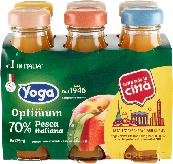 YOGA OPTIMUM SUCCO PESCA 125ML X6