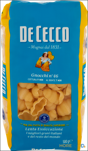 DE CECCO PASTA DI SEMOLA GNOCCHI 500 GR