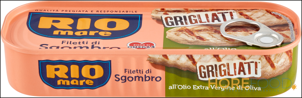 RIOMARE FILETTI DI SGOMBRO GRIGLIATI ALL'OLIO EXTRAVERGINE D'OLIVA 120 GR