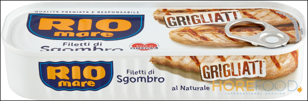 RIOMARE FILETTI DI SGOMBRO GRIGLIATI AL NATURALE 120 GR