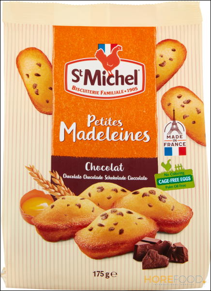 BAHLSEN MINI MADELINE GOCCE DI CIOCCOLATO 125 GR