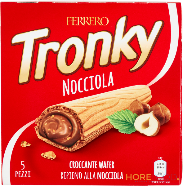 FERRERO TRONKY NOCCIOLA X5 90 GR