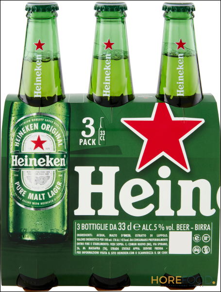 HEINEKEN BIRRA 330ML X3