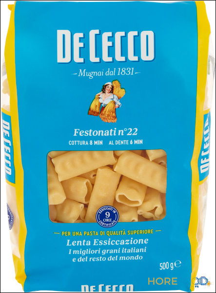 DE CECCO PASTA DI SEMOLA FESTONATI 500 GR