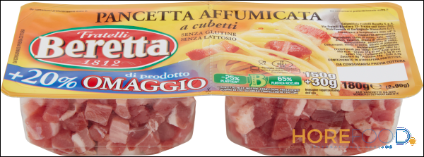 BERETTA PANCETTA A DADI AFFUMICATA 150 GR