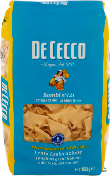 DE CECCO PASTA DI SEMOLA ROMBI N°121 500 GR