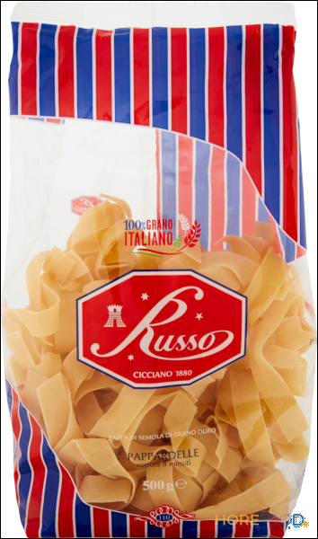 RUSSO PASTA DI SEMOLA PAPPARDELLE NIDO 500 GR