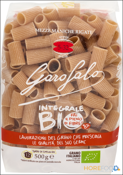 GAROFALO PASTA INTEGRALE MEZZE MANICHE RIGATE 500 GR