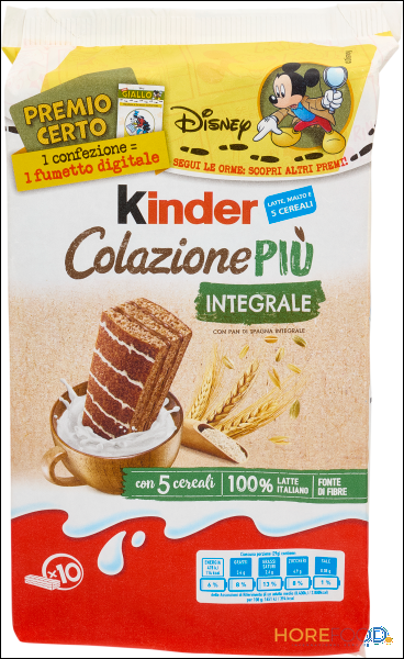 KINDER COLAZIONE PIU' INTEGRALE X10 290 GR