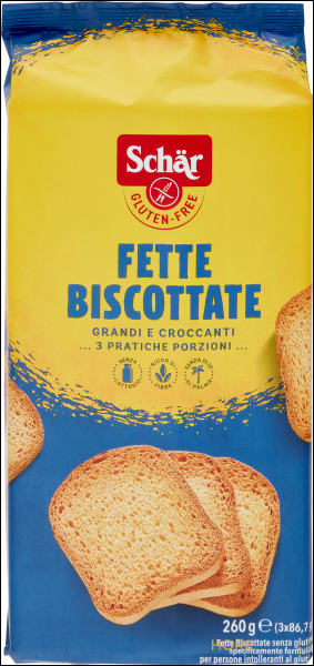 SCHAR FETTE BISCOTTATE SENZA GLUTINE 250G