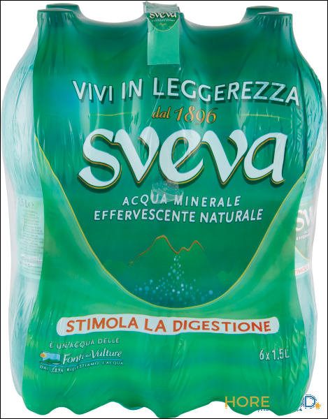 SVEVA ACQUA EFFERVESCENTE PET 1.5 LT