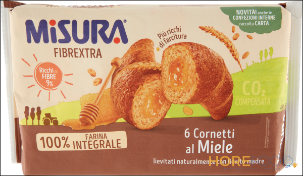 MISURA CORNETTI INTEGRALI MIELE FIBRE EXTRA X6 300 GR