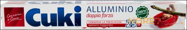 CUKI CARTA ALLUMINIO 25 MT