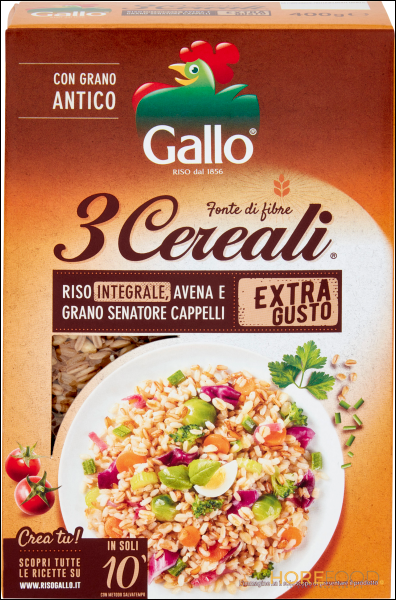 GALLO RISO 3 CEREALI RISO AVENA KAMUT 400 GR