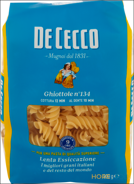 DE CECCO PASTA DI SEMOLA GHIOTTOLE 500 GR
