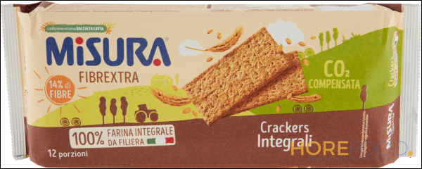 MISURA CRACKERS INTEGRALI FIBRE EXTRA X10 385 GR