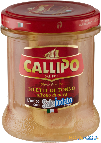 CALLIPO FILETTI DI TONNO OLIO DI OLIVA 170 GR
