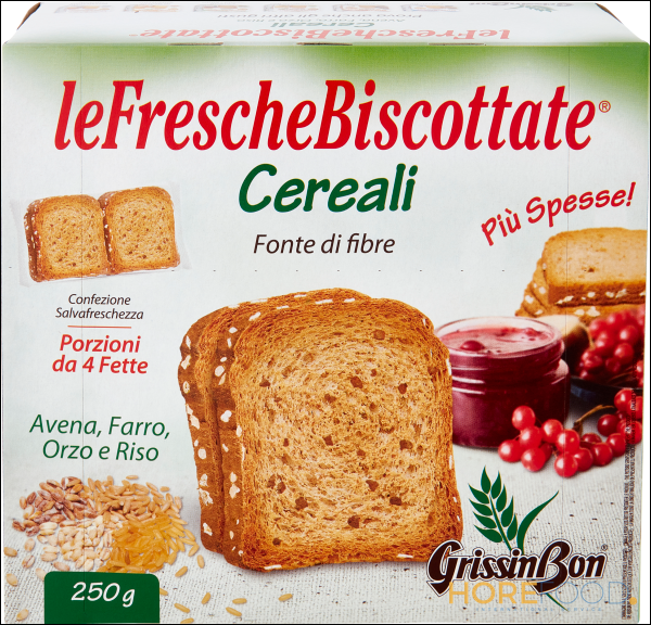 GRISSINBON FETTE BISCOTTATE CEREALI 250 GR