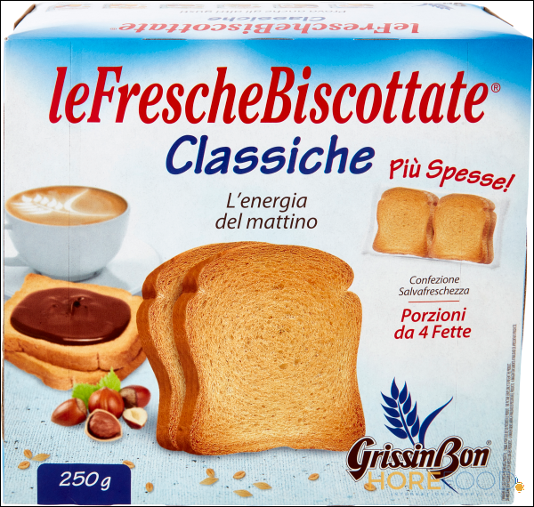 GRISSINBON LE FRESCHE BISCOTTATE CLASSICHE 250 GR